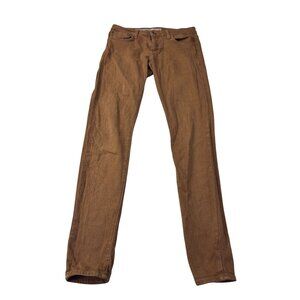 !IT Womens Ultra Skinny Jeans W28 Brown Cotton & Spandex Made In USA